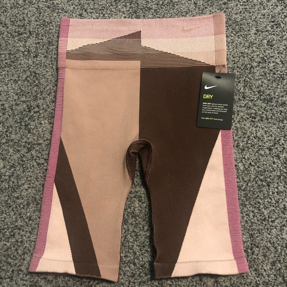 Nike Sculpt Seamless Tight Fit Training Shorts Size Small NWT - Picture 5 of 8